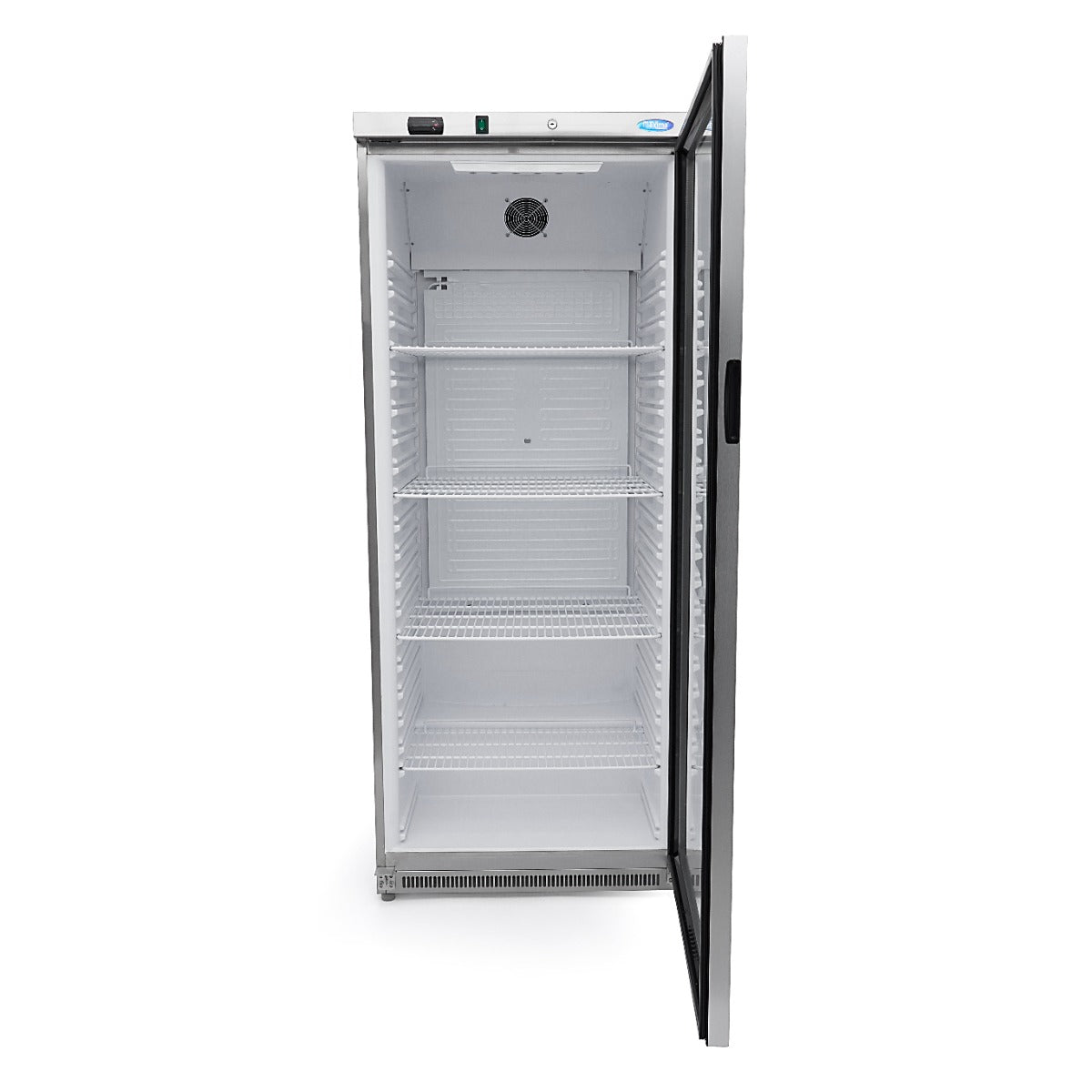 Frigorífico - Profissional - 600L - Aço inoxidável - com porta de vidro
