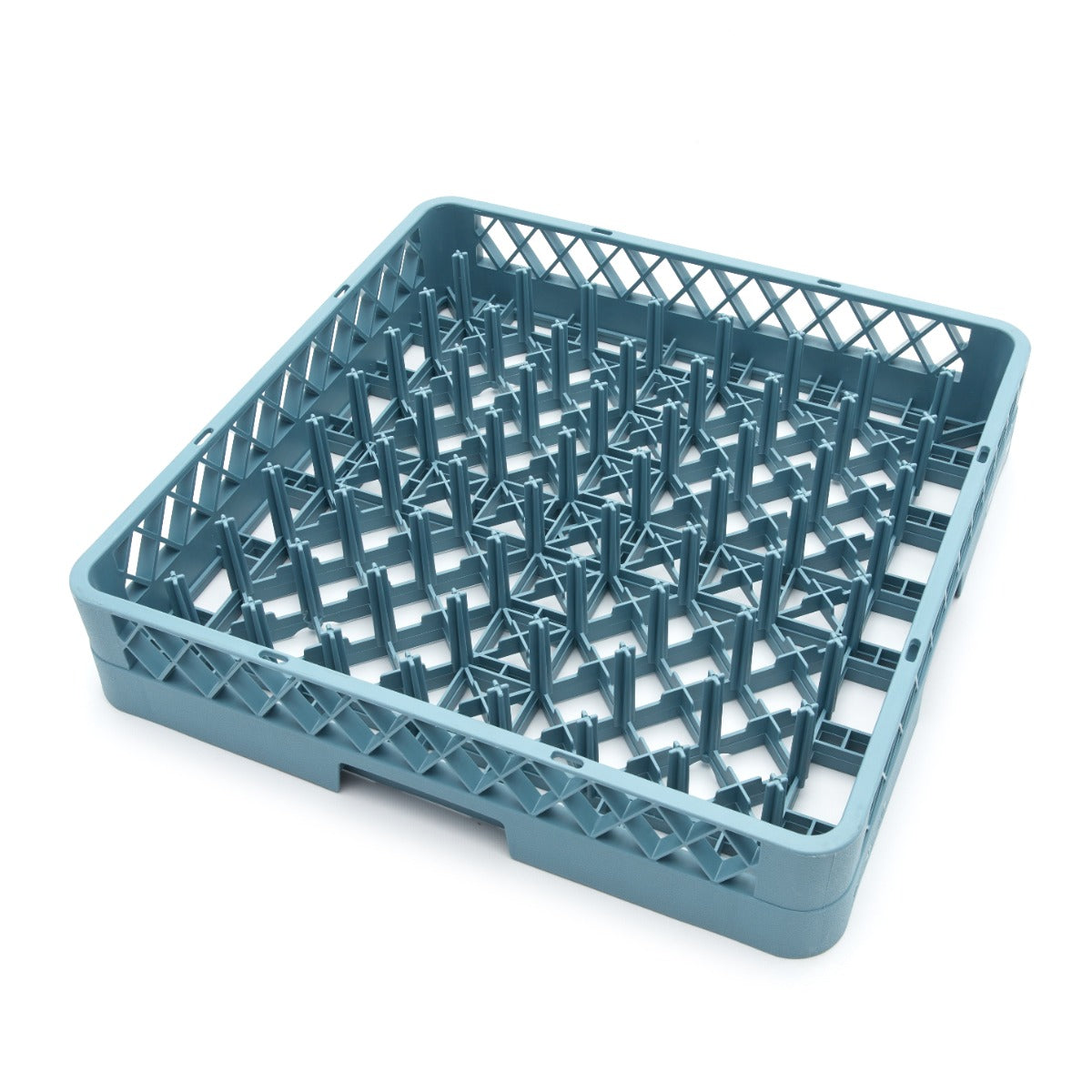 Cesto para pratos para máquina de lavar loiça - Profissional - 50 x 50cm - 64 compartimentos
