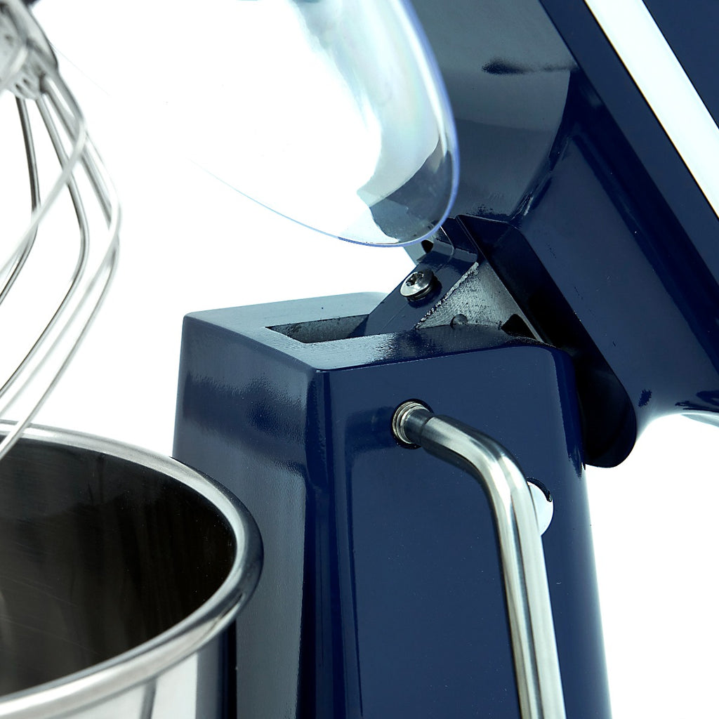 Planetenrührmaschine - Professionell - 7L - bis zu 2kg Teig - Stahlblau