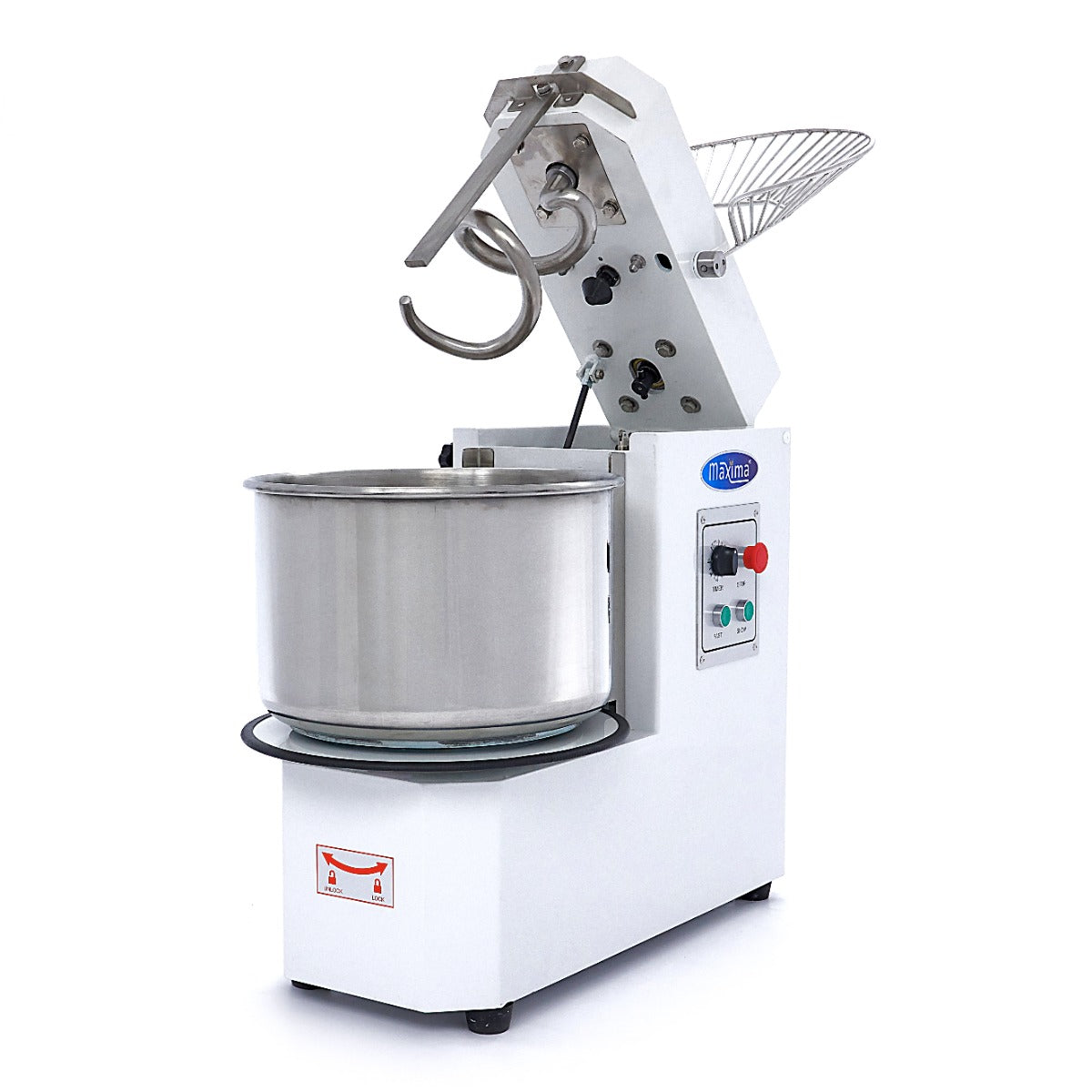 Impastatrice a spirale - Professionale - 30L - Impasto 18kg - 2 velocità - Vasca estraibile