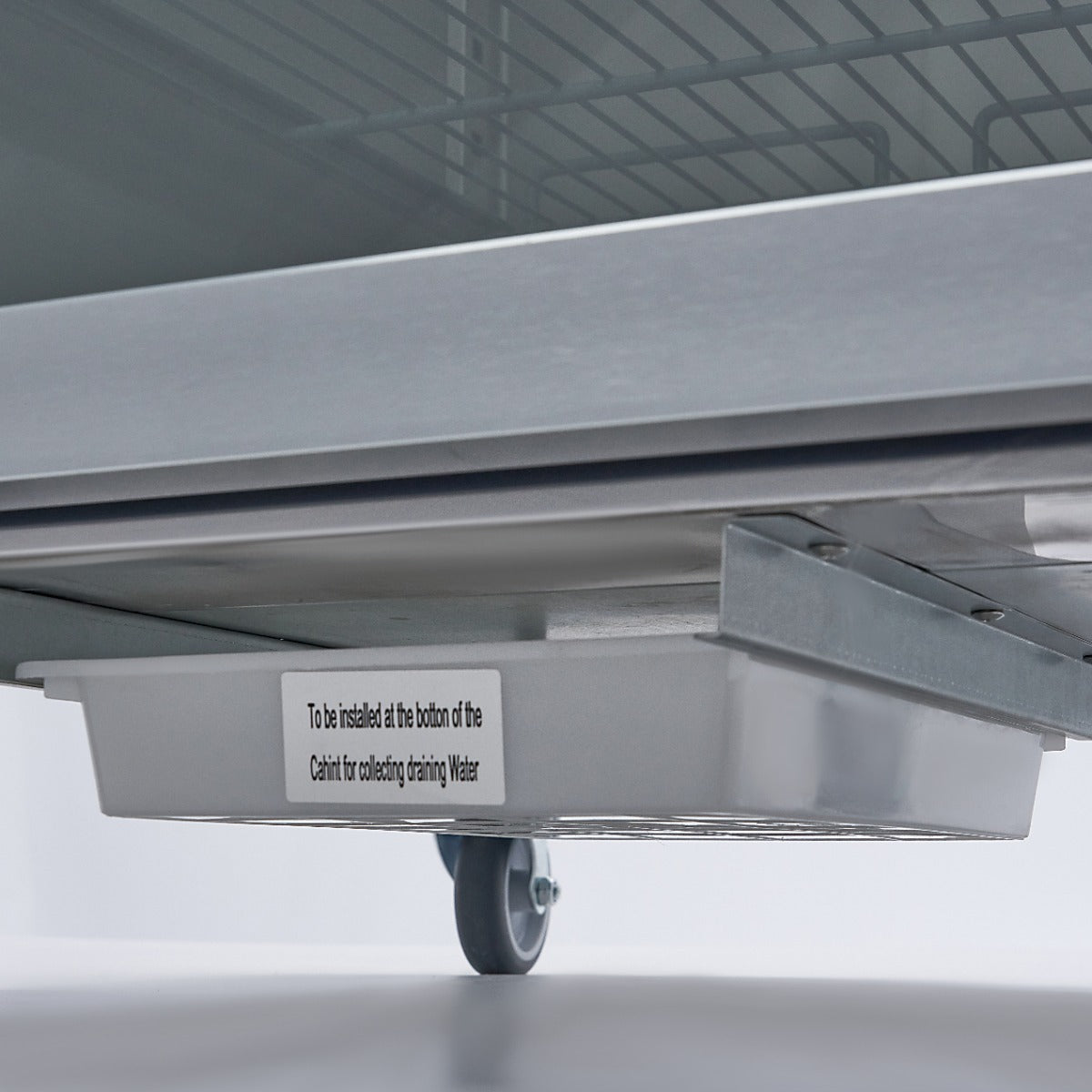 Frigorífico - Profissional - 600L - 3 prateleiras reguláveis (2/1 GN) - aço inoxidável - com porta de vidro