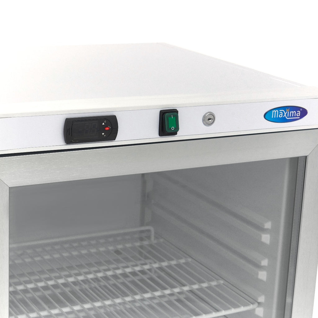 Frigorífico - Profissional - 200L - branco - com porta de vidro