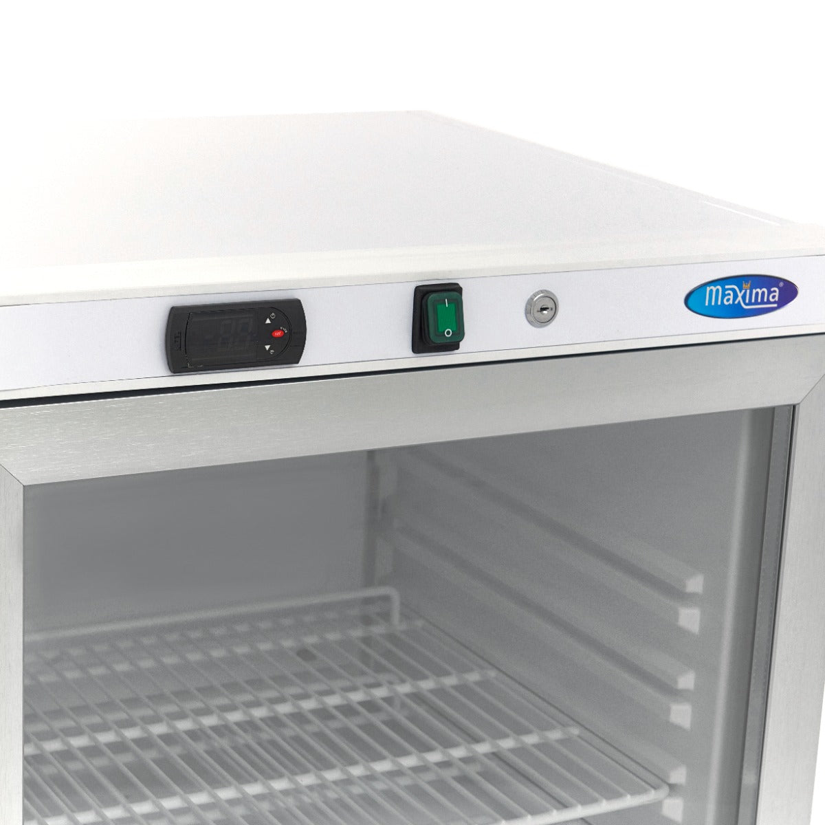 Frigorífico - Profissional - 200L - branco - com porta de vidro