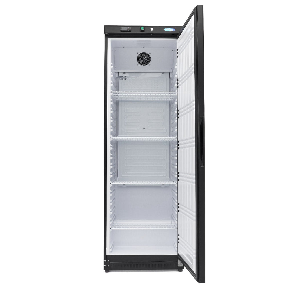 Frigorífico - Profesional - 400L - 4 Estantes Ajustable - Negro