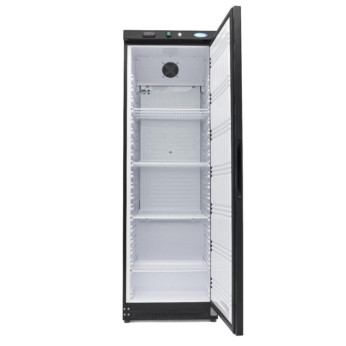 Frigorífico - Profesional - 400L - 4 Estantes Ajustable - Negro