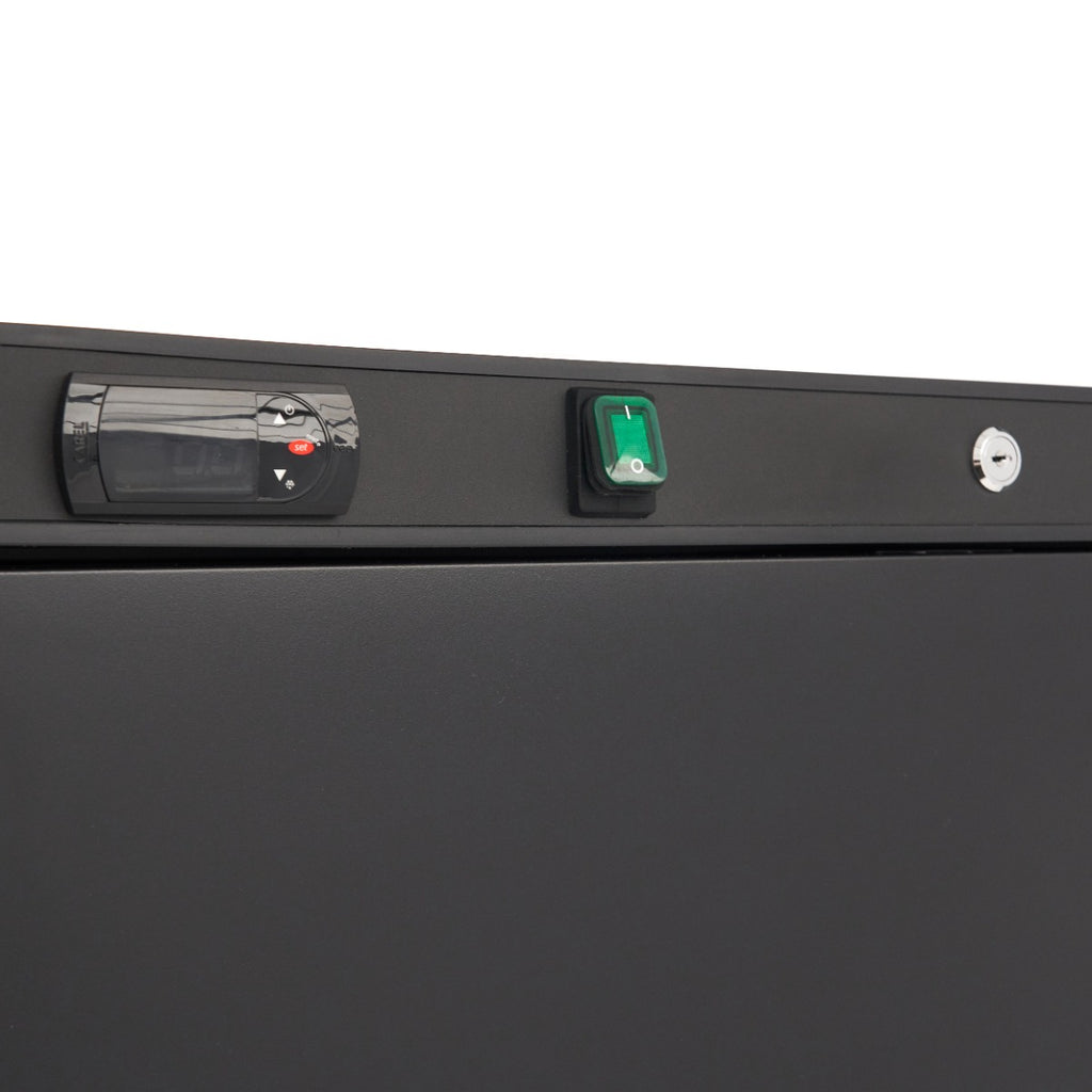 Frigorífico - Profesional - 600L - 4 Estantes Ajustable - Negro