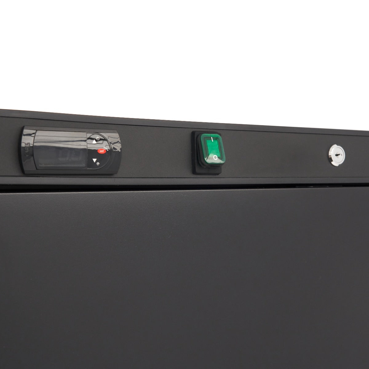 Frigorífico - Profesional - 600L - 4 Estantes Ajustable - Negro