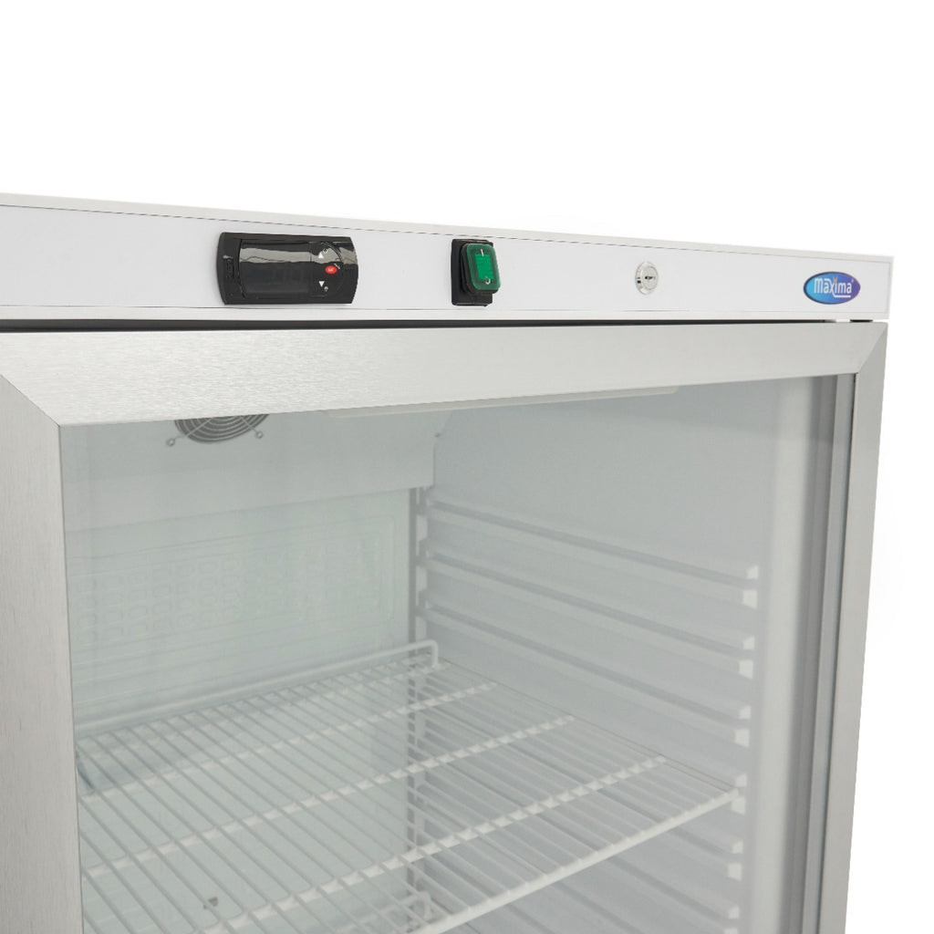 Kühlschrank - Professionell - 600L - Weiß - mit Glastür