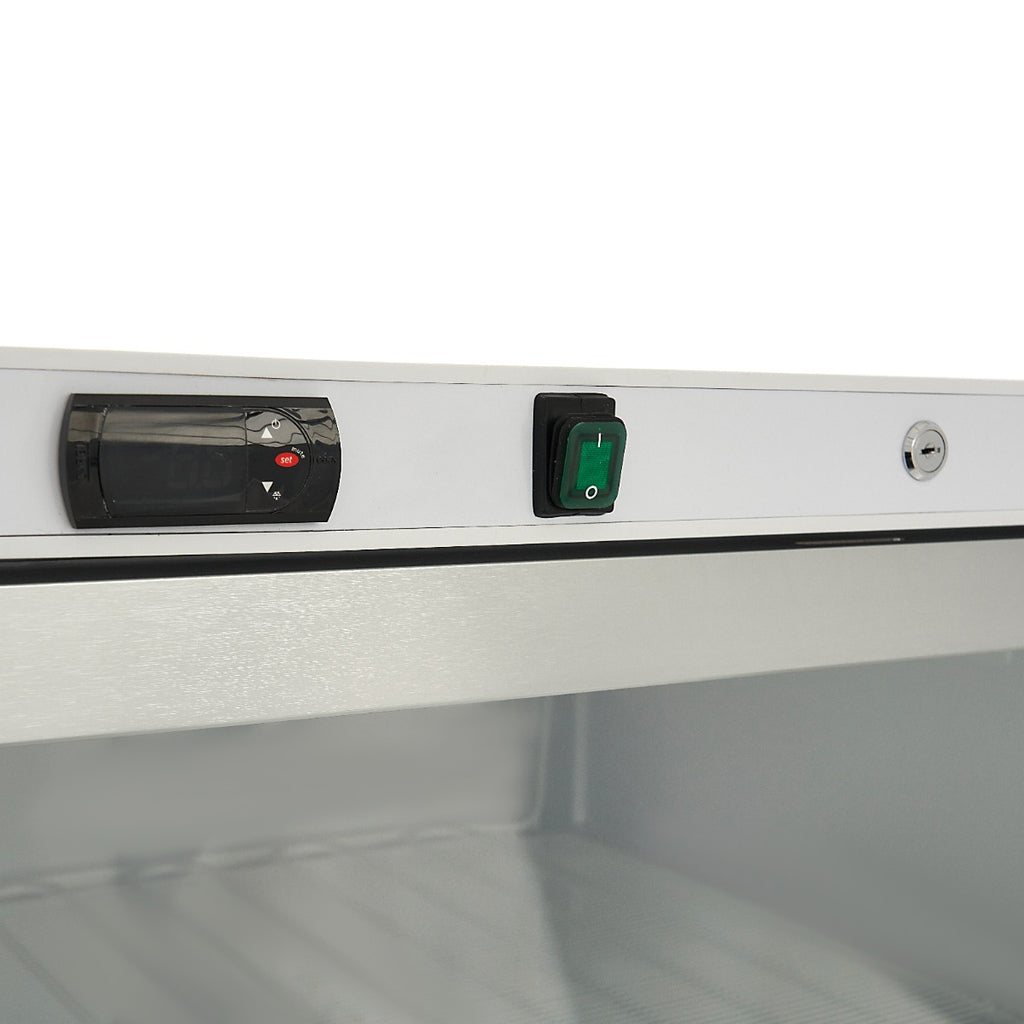 Congelador - Profesional - 600L - Blanco - con Puerta de Cristal