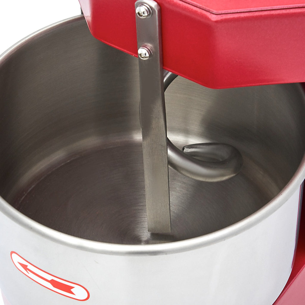 Impastatrice a spirale - Professionale - 8L - 4,5kg di impasto - rosso lampone