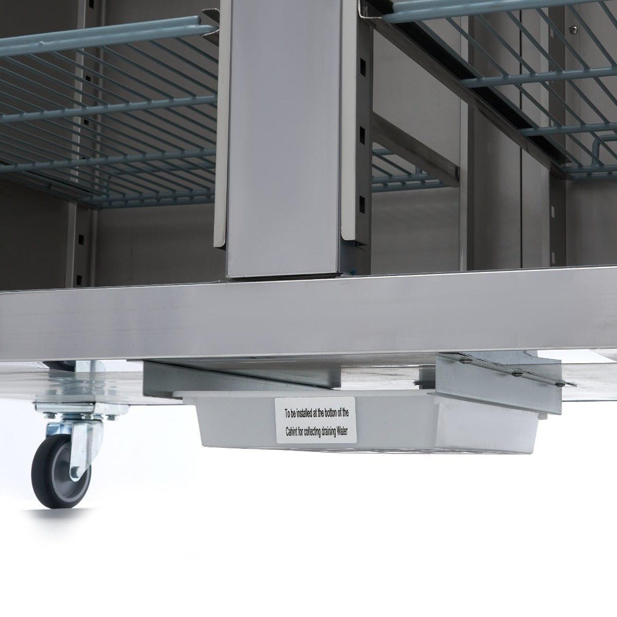Congelador - Profissional - 1200L - 6 prateleiras reguláveis (2/1 GN) - aço inoxidável - com portas de vidro