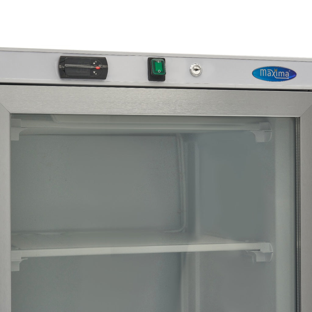 Congelatore - Professionale - 400L - bianco - con porta in vetro