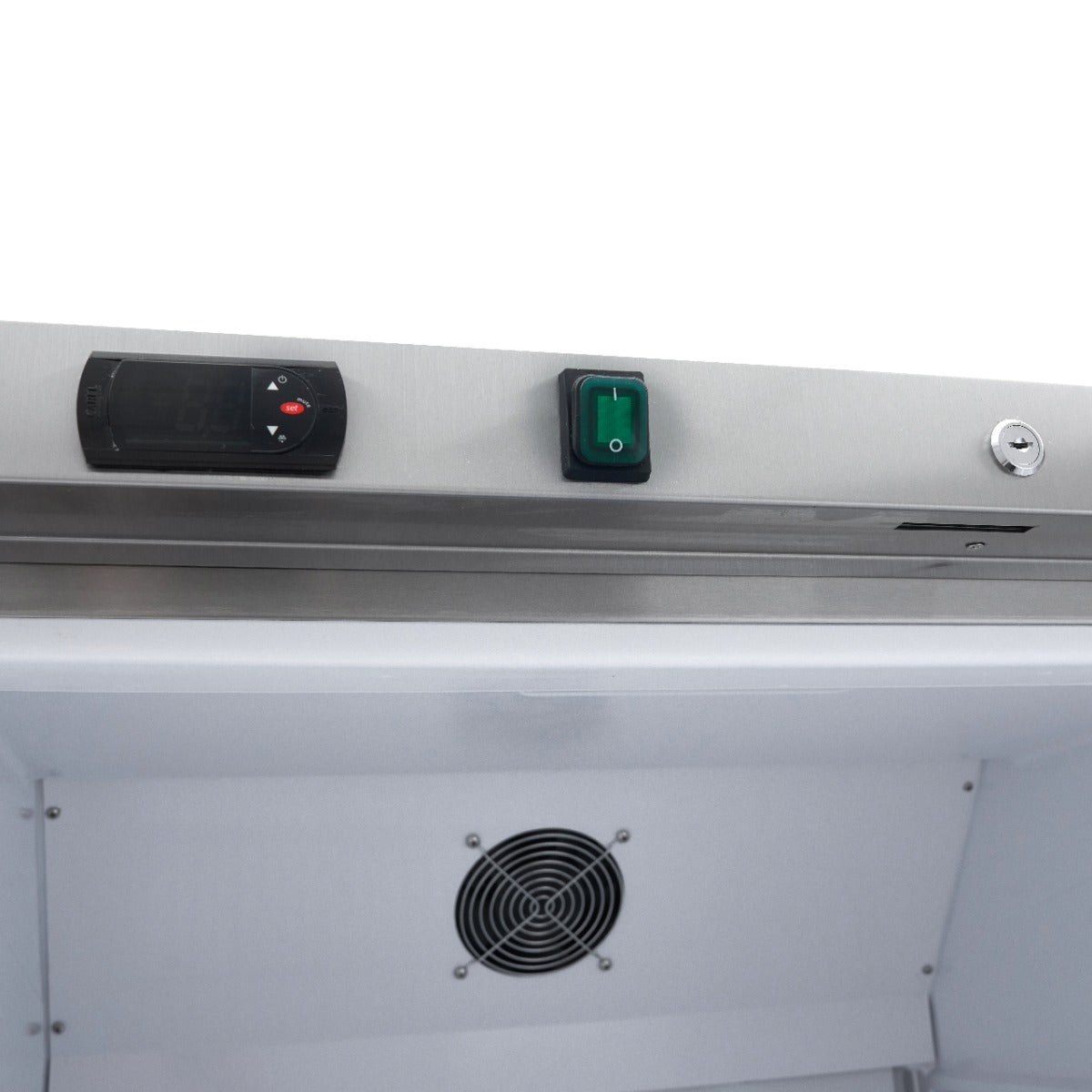 Frigorífico - Profesional - 600L - 4 Estantes Ajustable - Acero Inoxidable