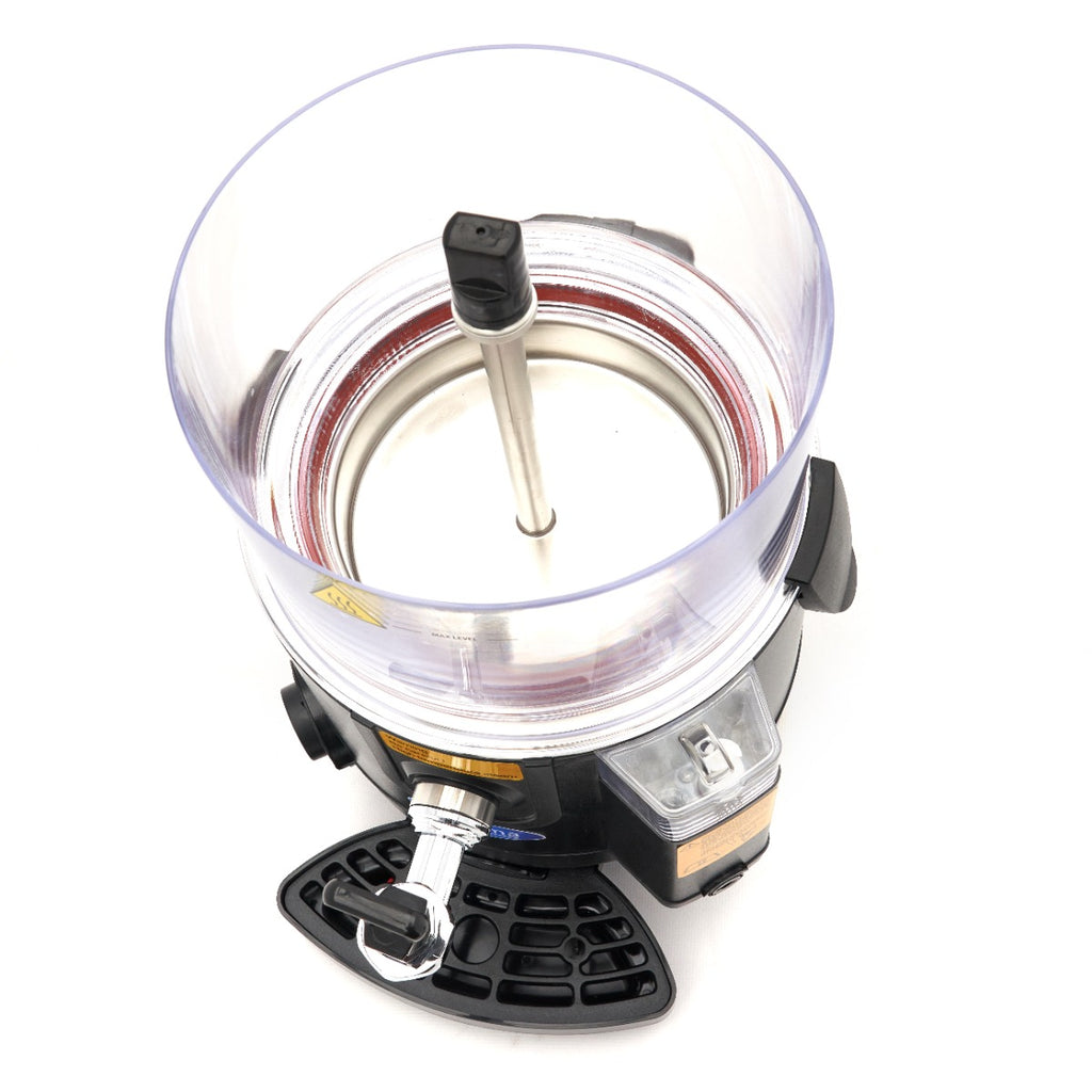 Dispensador de chocolate quente - Profissional - 5L - Preto