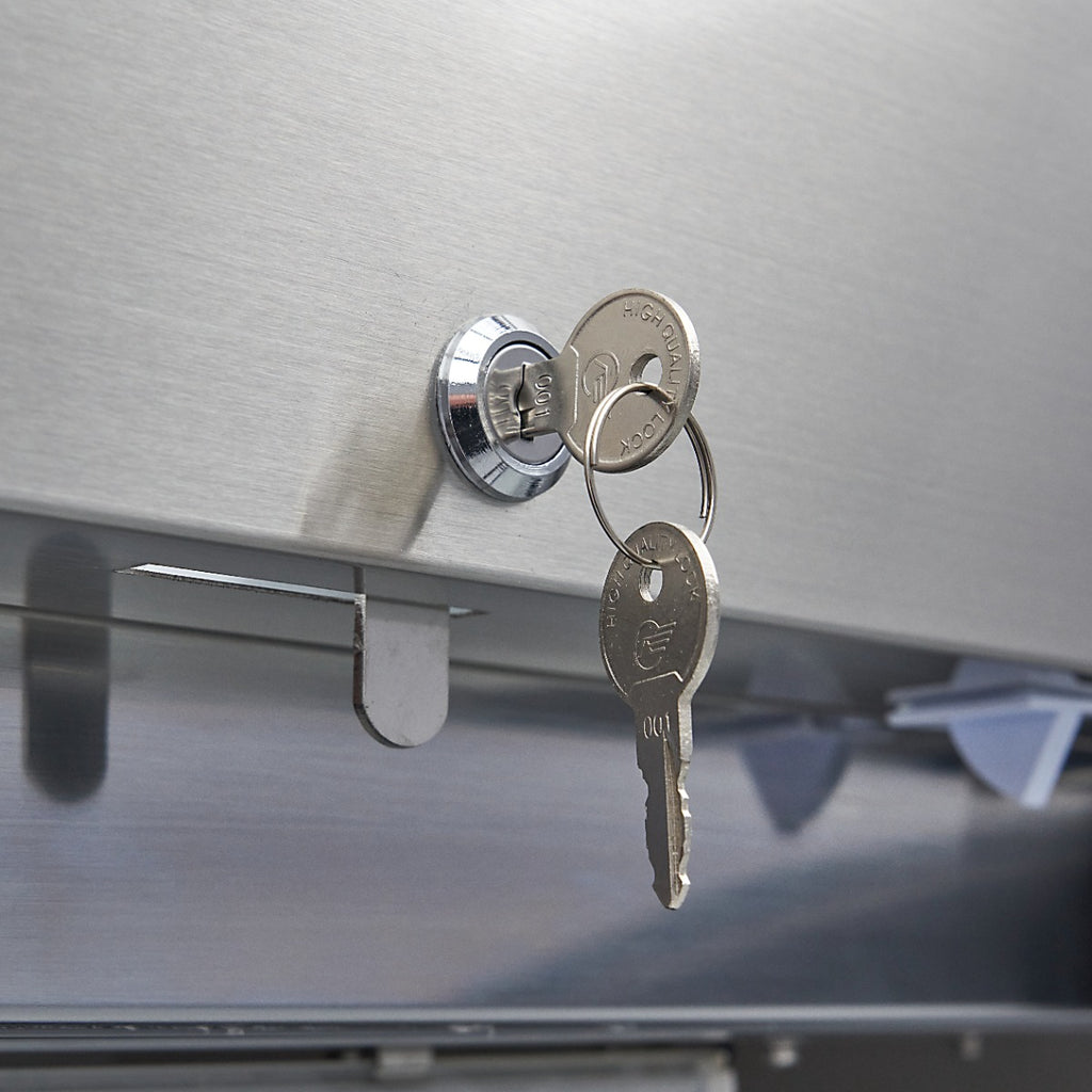 Gefrierschrank - Professionell - 700L - 3 verstellbare Gitterroste (2/1 GN) - Edelstahl - mit Glastür