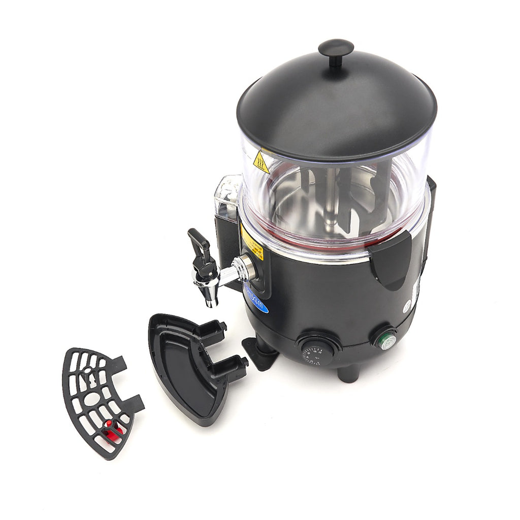 Dispensador de chocolate quente - Profissional - 5L - Preto