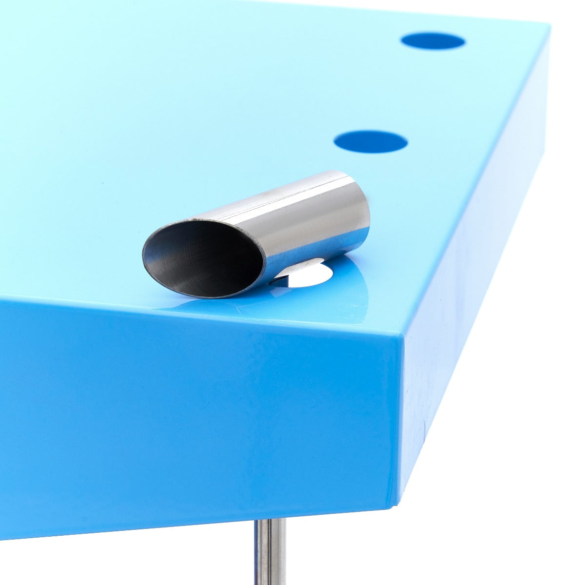 Máquina de Algodón de Azúcar - Profesional - Ø 52cm - Azul - con Carrito