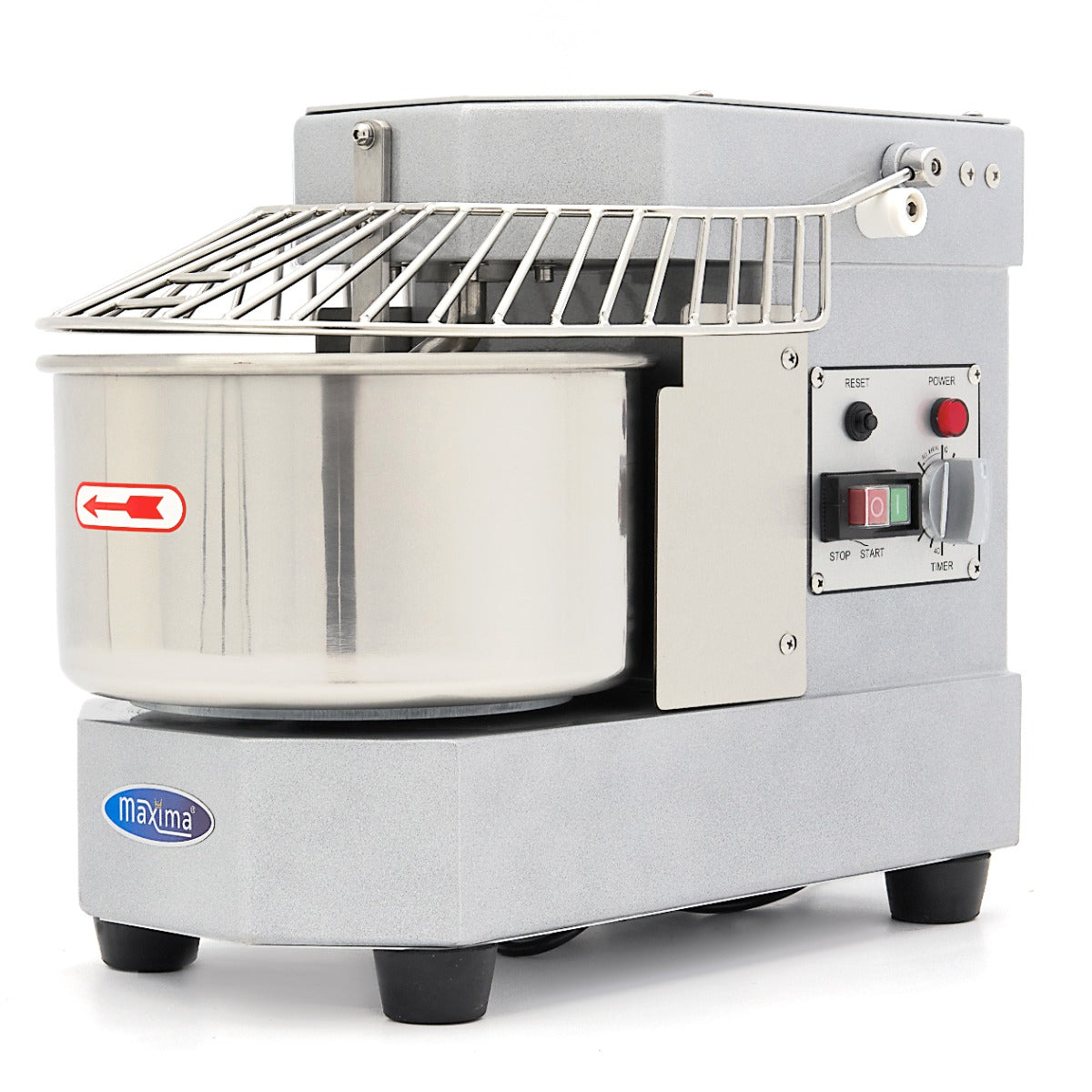 Amasadora - Profesional - 8L - 4,5kg Masa - Plata