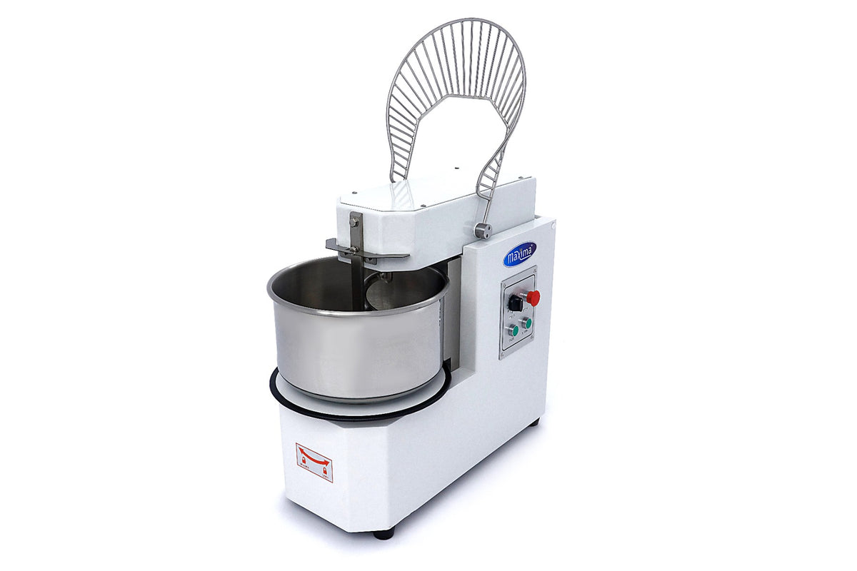 Amassadeira em espiral - Profissional - 20L - 12kg de massa - 2 velocidades - Cuba amovível