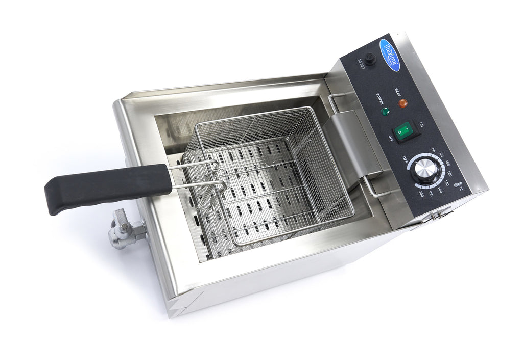 Friggitrice - Professionale - 13L - 1 cestello - con rubinetto di scarico