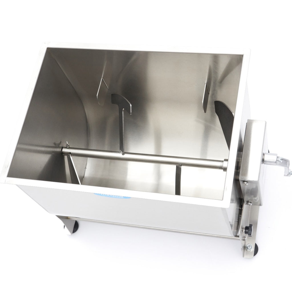 Mezclador de Carne - Profesional - 50L - 43kg Carne - Recipiente Inclinable - Manual