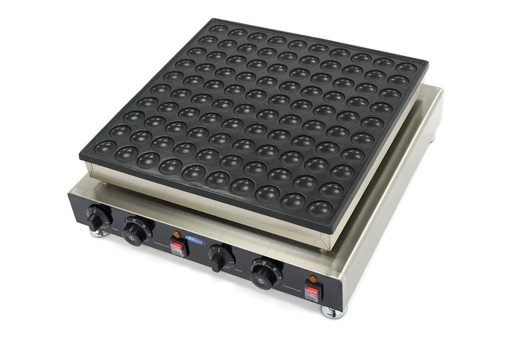 Máquina para Mini Tortitas/Poffertjes - Profesional - 100 Piezas - Ø4cm