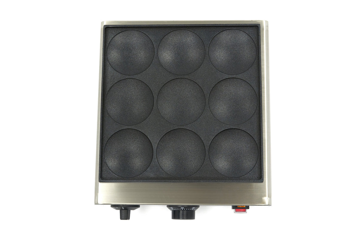 Máquina para hacer Panqueques - Profesional - 9 Panqueques - Ø8cm Cada Uno