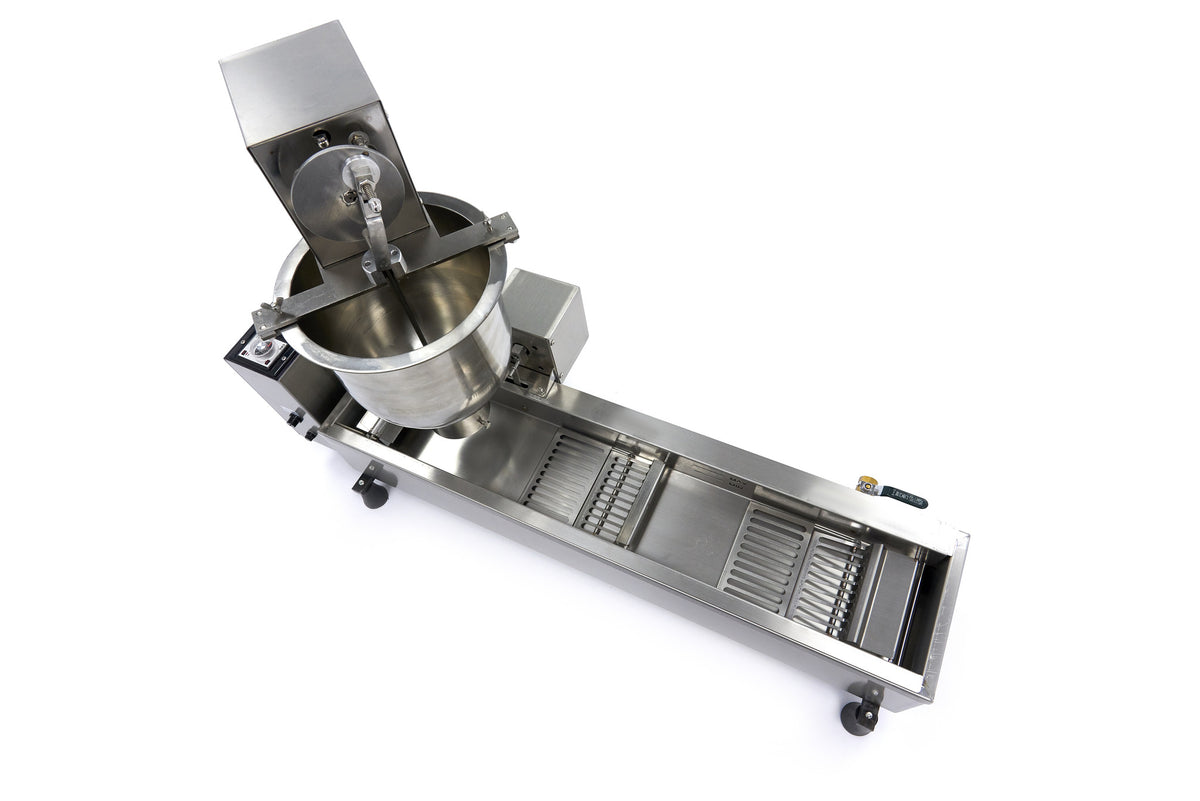 Macchina per Donut - Professionale - 450 Donut/h - Automatica - Friggitrice con Sistema Rotante