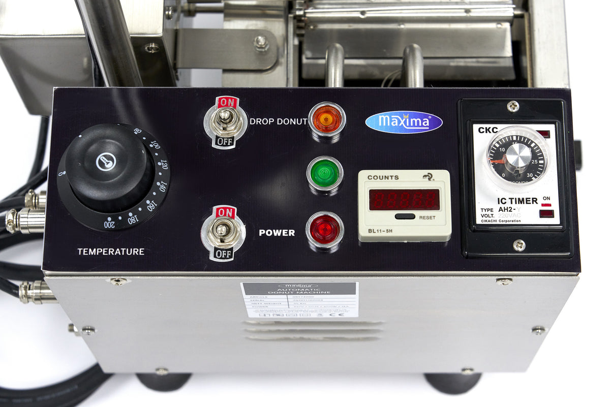 Macchina per Donut - Professionale - 450 Donut/h - Automatica - Friggitrice con Sistema Rotante