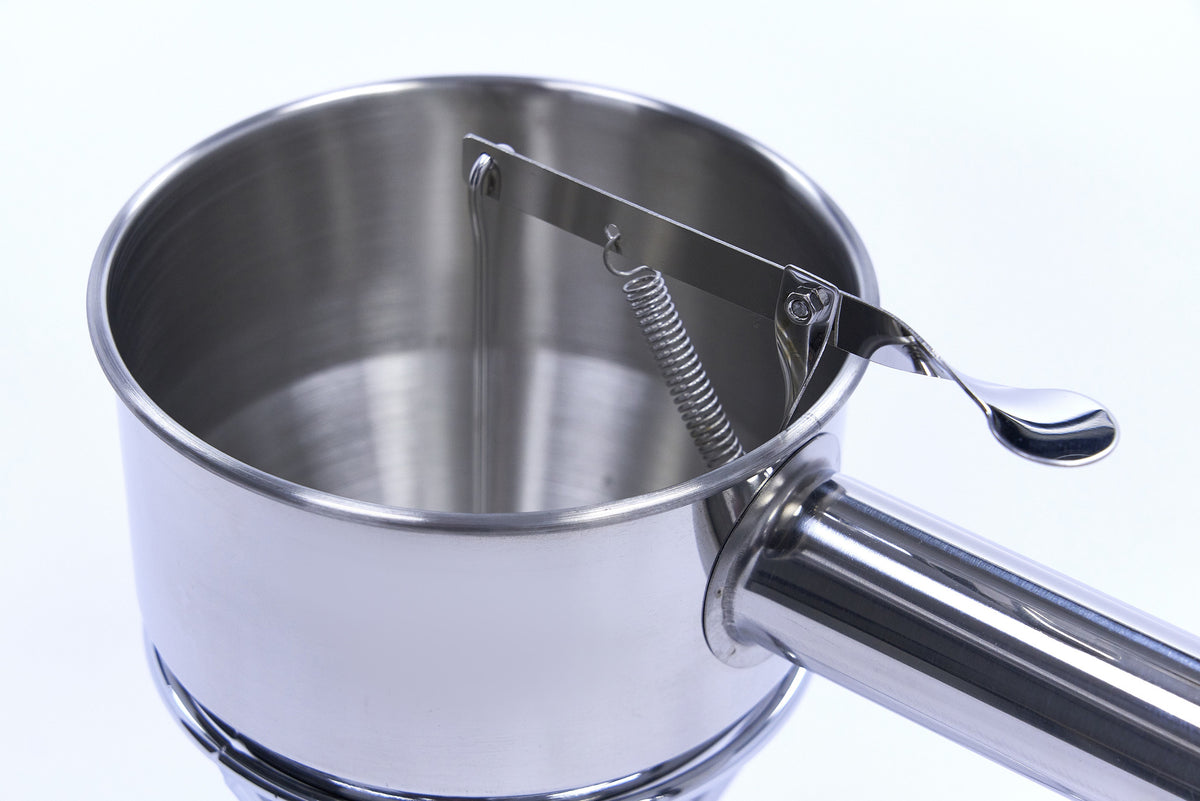 Dispensador de Batter - Profesional - 1,3L - Acero Inoxidable - incl Botón Dosificador