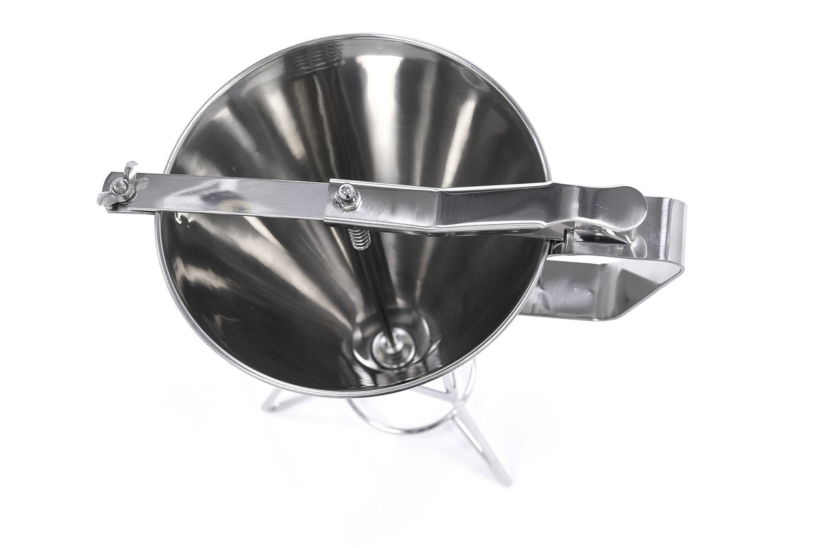 Teigportionierer - Professionell - 1,6L - Edelstahl - inkl. Dosierknopf