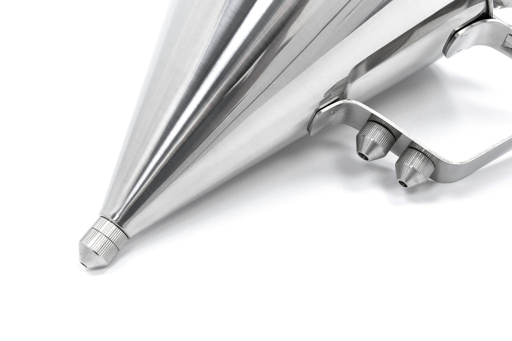 Teigportionierer - Professionell - 1,6L - Edelstahl - inkl. Dosierknopf