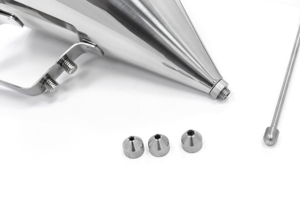 Teigportionierer - Professionell - 1,6L - Edelstahl - inkl. Dosierknopf