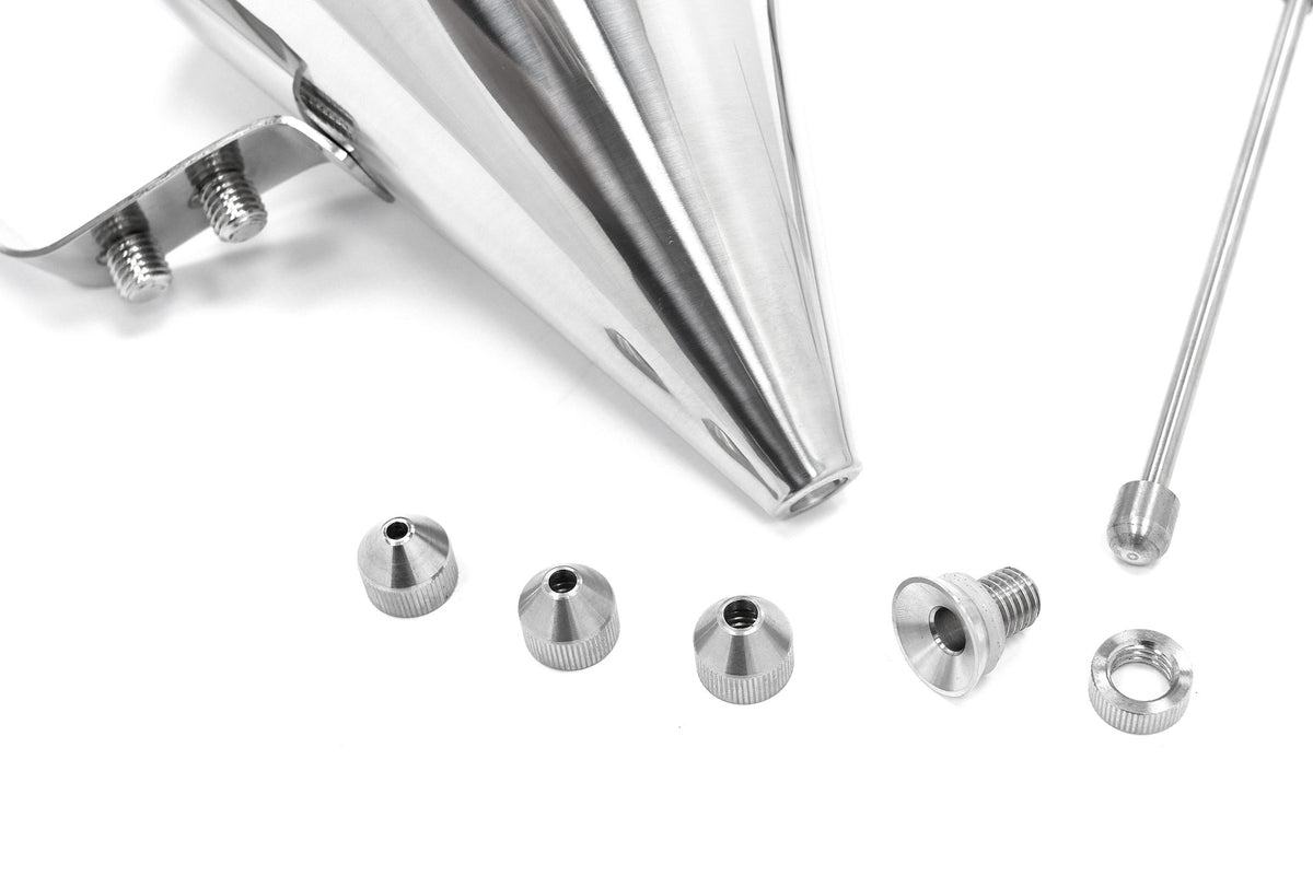 Teigportionierer - Professionell - 1,6L - Edelstahl - inkl. Dosierknopf