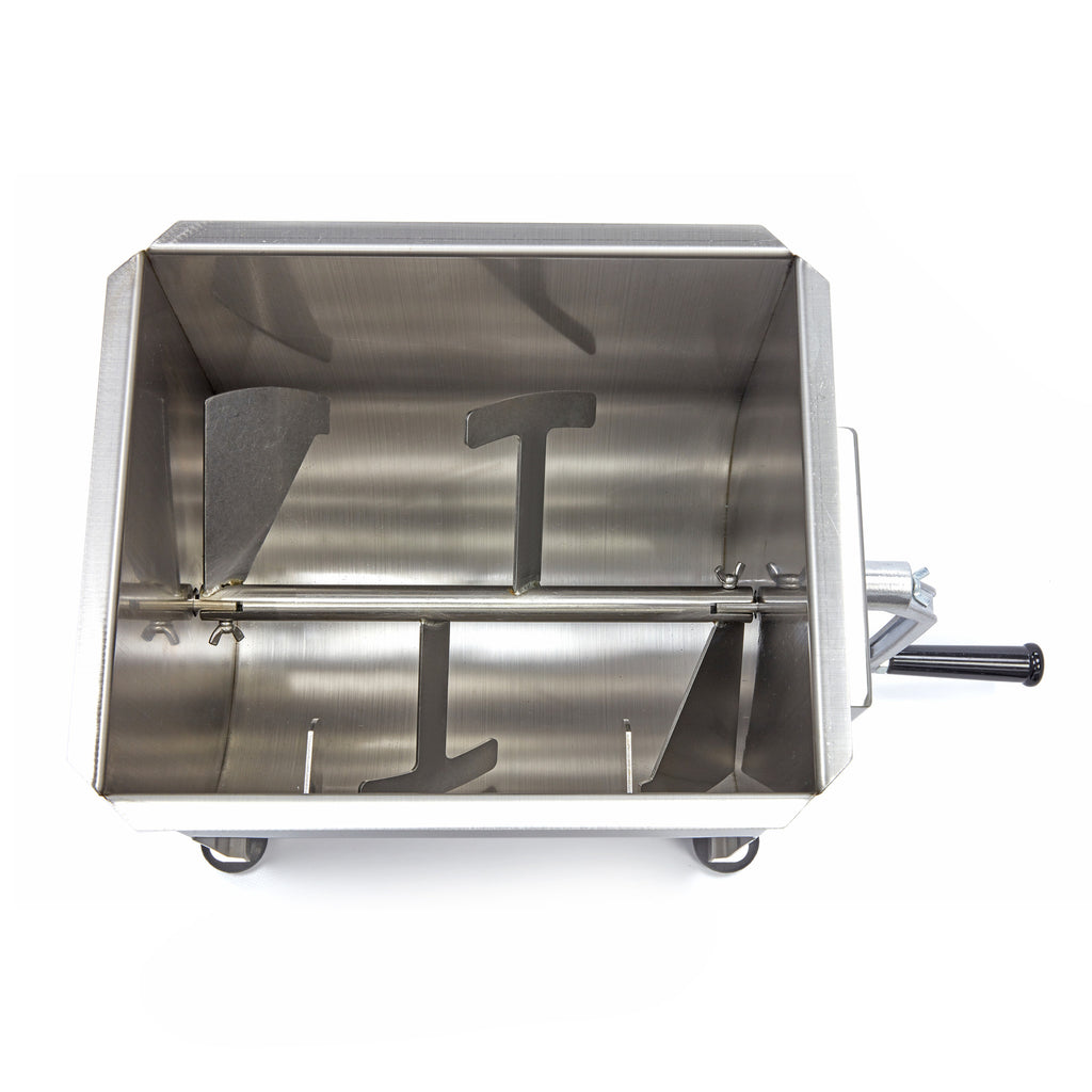 Fleischmischer - Professionell - 20L - 16kg Fleisch - Einzelwelle - Manuell
