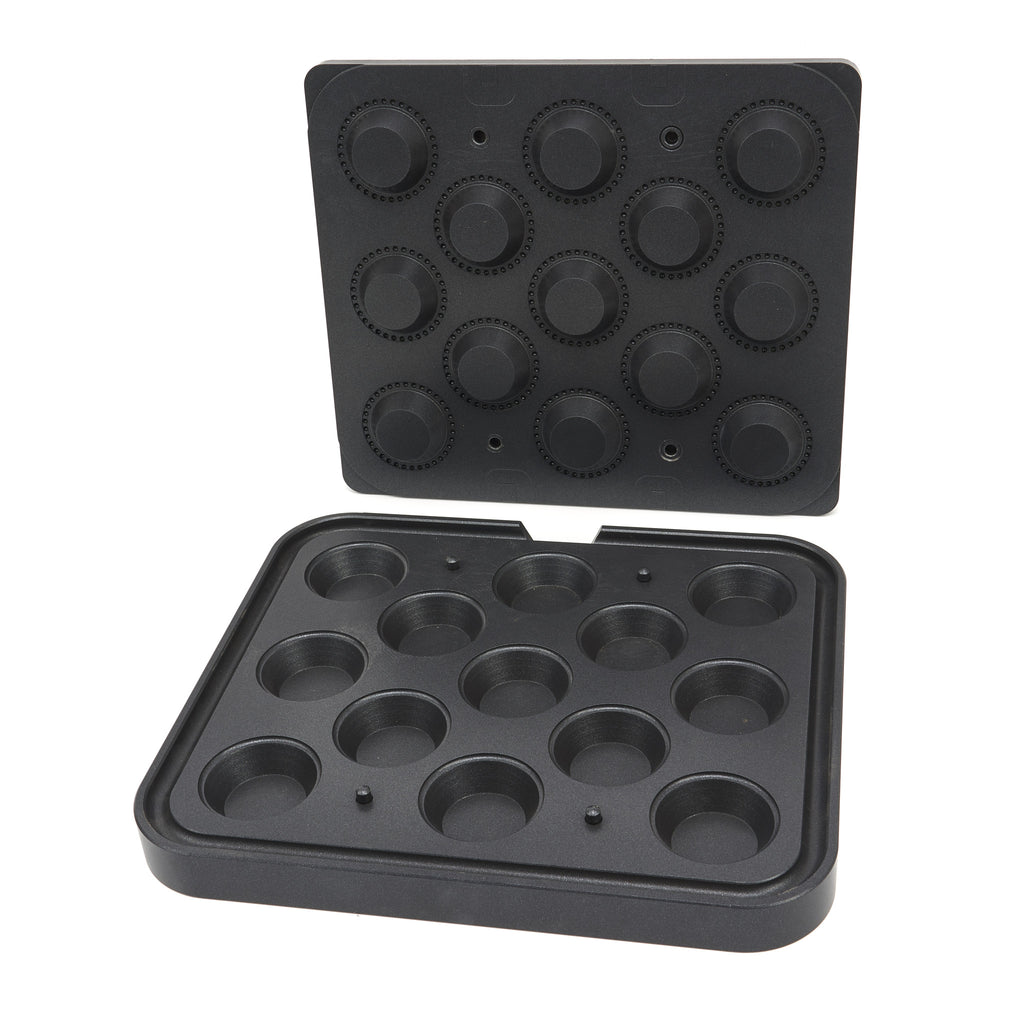 Stampo per tartellette - Professionale - Rotondo - 69/43 mm - 13 pezzi