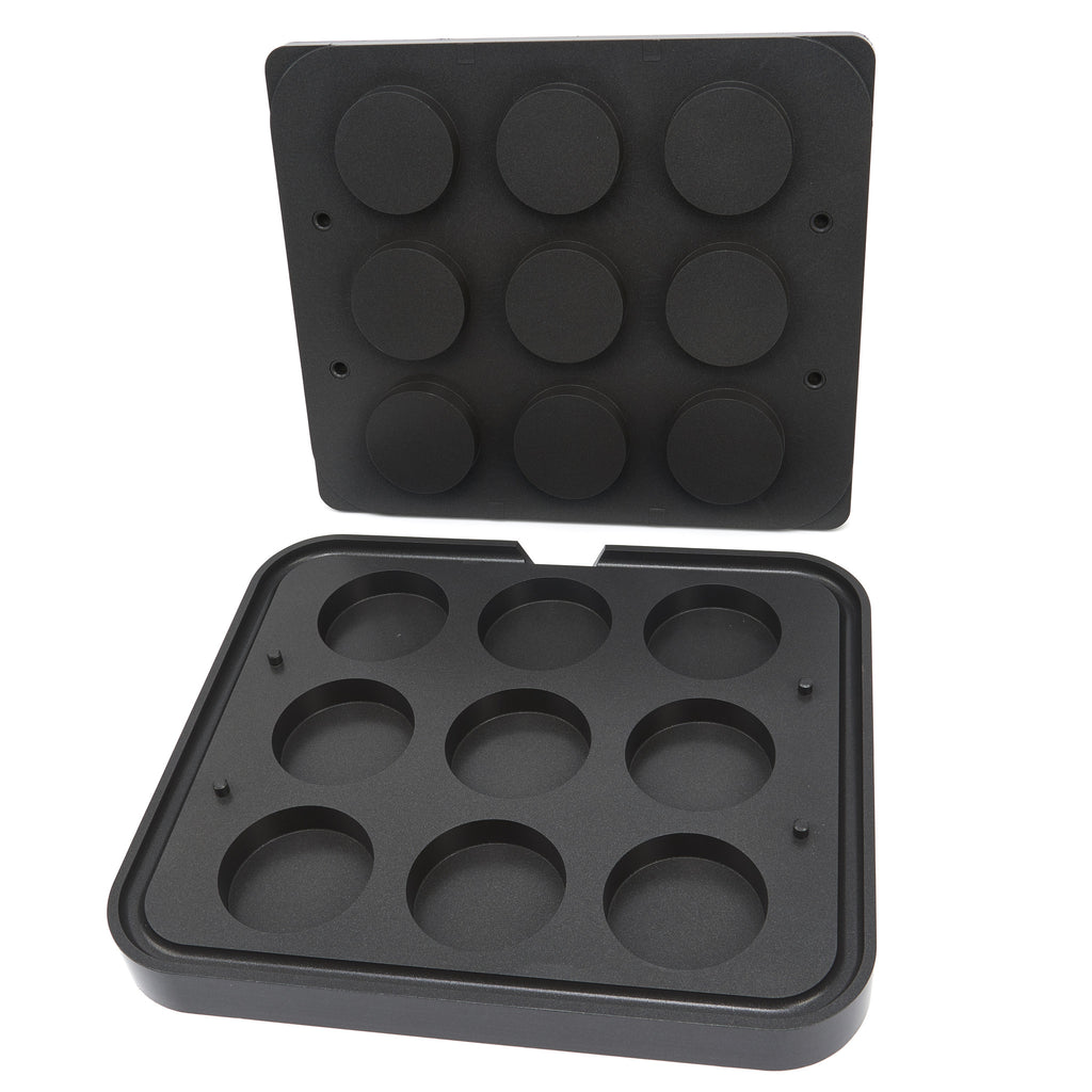 Tarteletten-Form - Professionell - Zylinder - 80 mm - 9 Stück