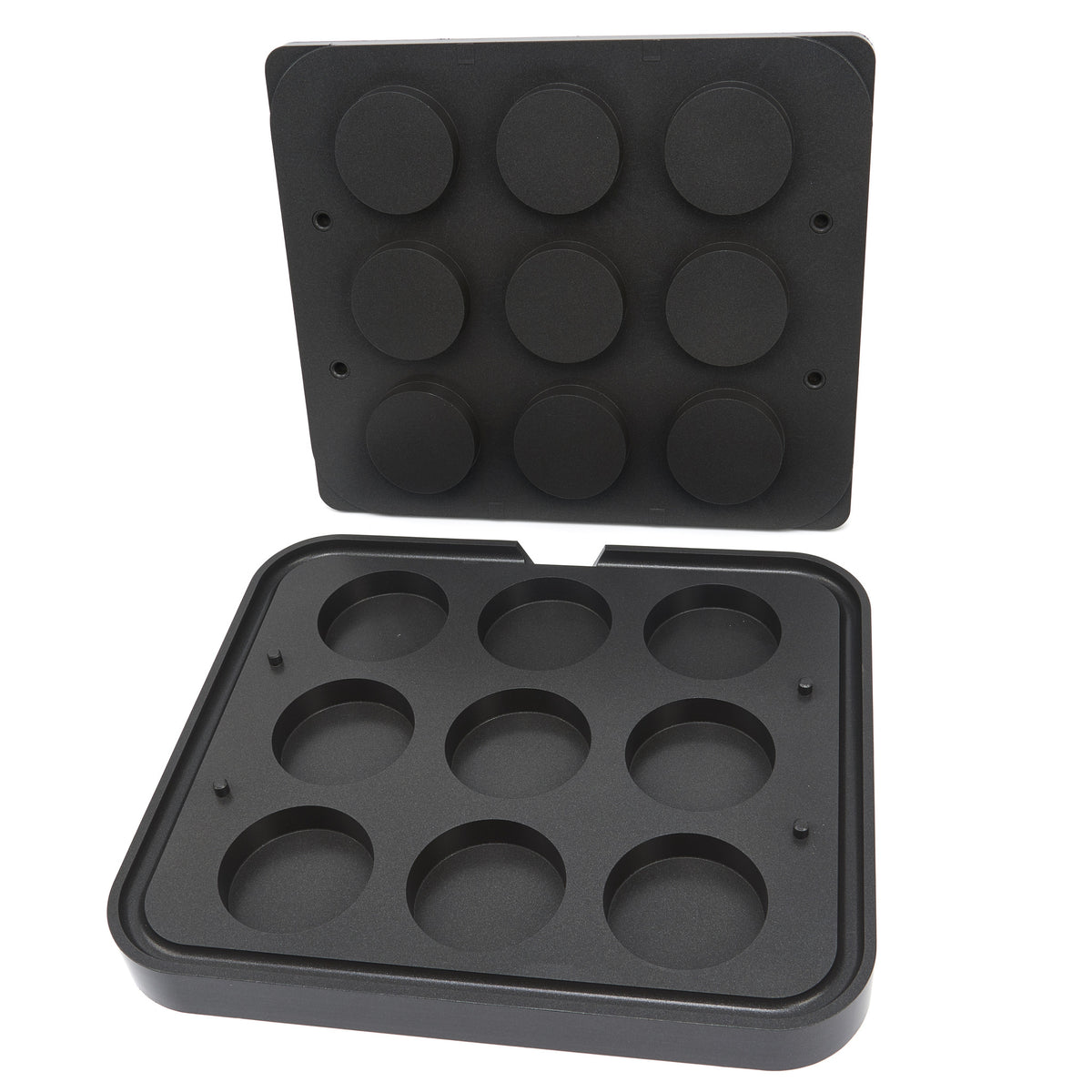 Tarteletten-Form - Professionell - Zylinder - 80 mm - 9 Stück
