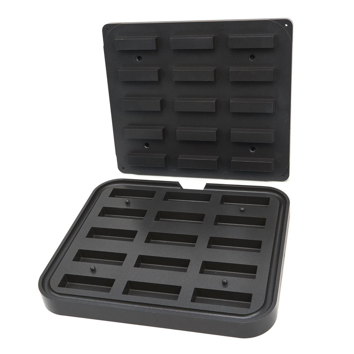 Molde Tartelette - Profesional - Rectángulo -90x30/85x26 mm - 15 piezas