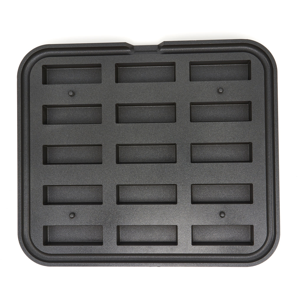 Molde Tartelette - Profesional - Rectángulo -90x30/85x26 mm - 15 piezas