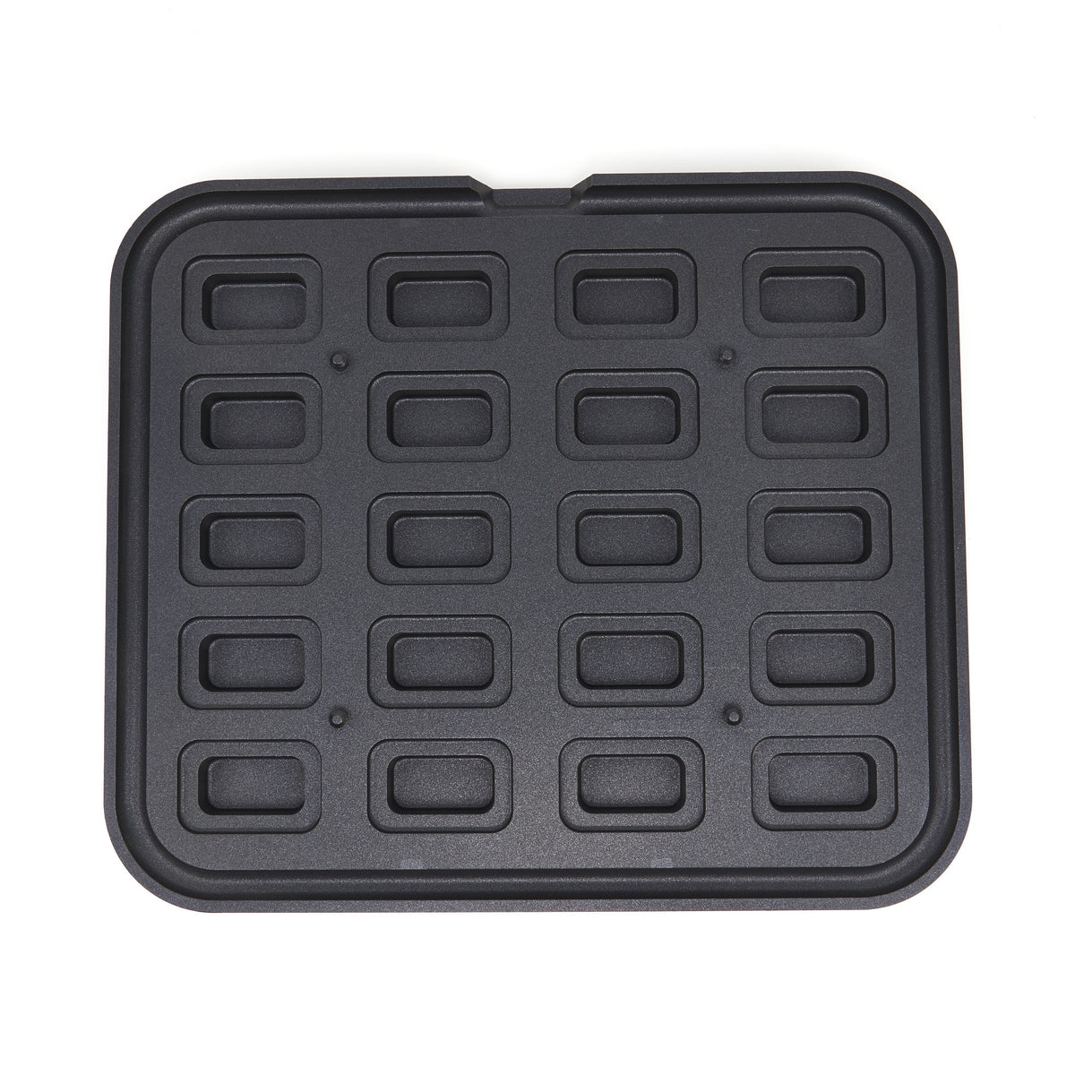 Molde Tartelette - Profesional - Rectángulo - 64x41/45x22 mm - 20 piezas