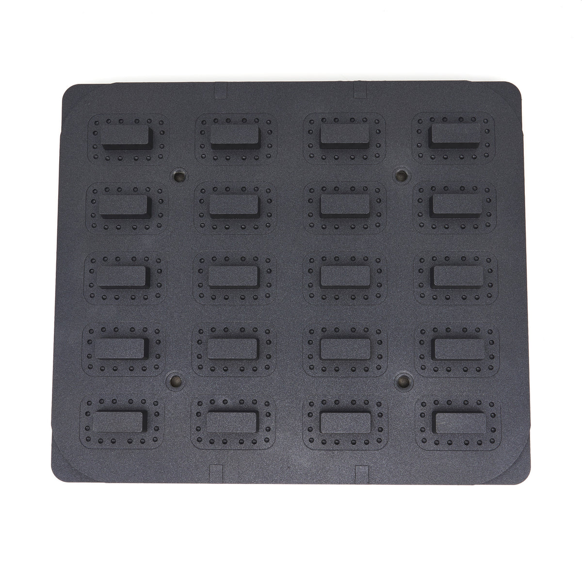 Molde Tartelette - Profesional - Rectángulo - 64x41/45x22 mm - 20 piezas