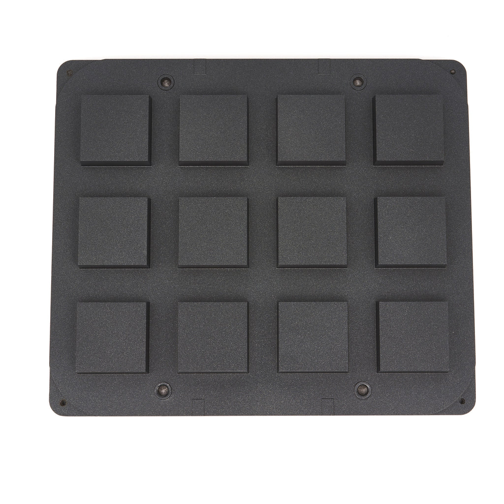 Molde Tartelette - Profesional - Cuadrar - 72/62 mm - 12 piezas