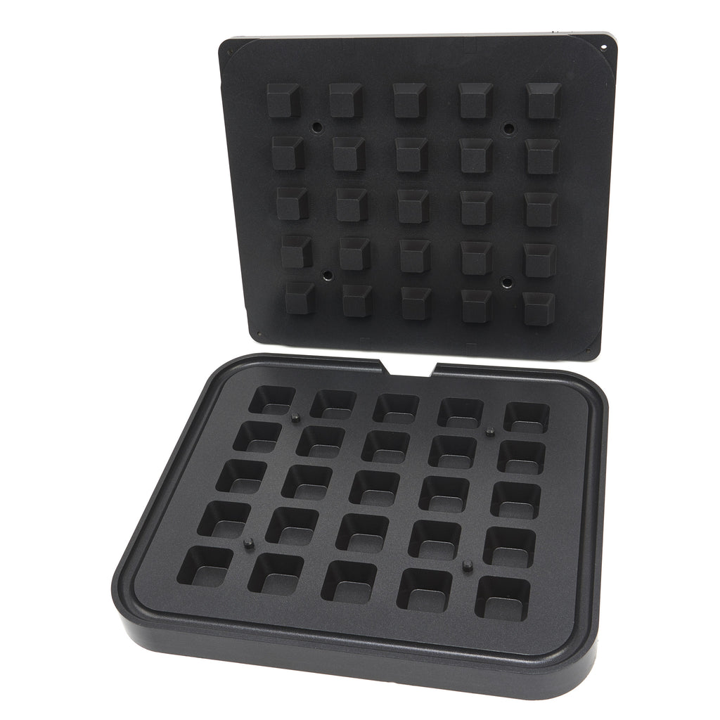 Molde Tartelette - Profesional - Cuadrar - 39/29 mm - 25 piezas