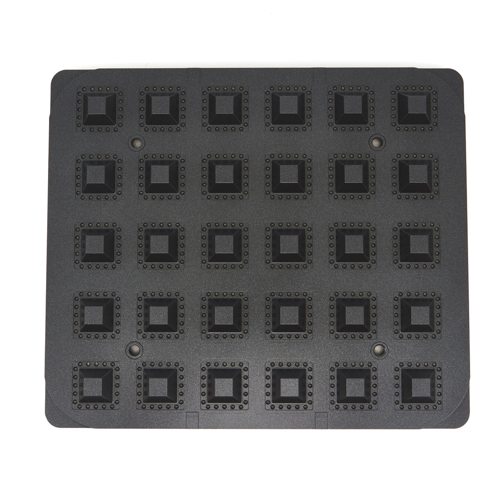 Molde Tartelette - Profesional - Cuadrar - 41/23 mm - 30 piezas