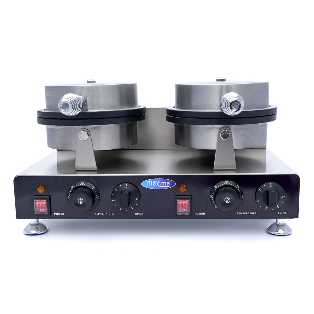 Piastra doppia per coni gelato - Professionale - 2 piastre
