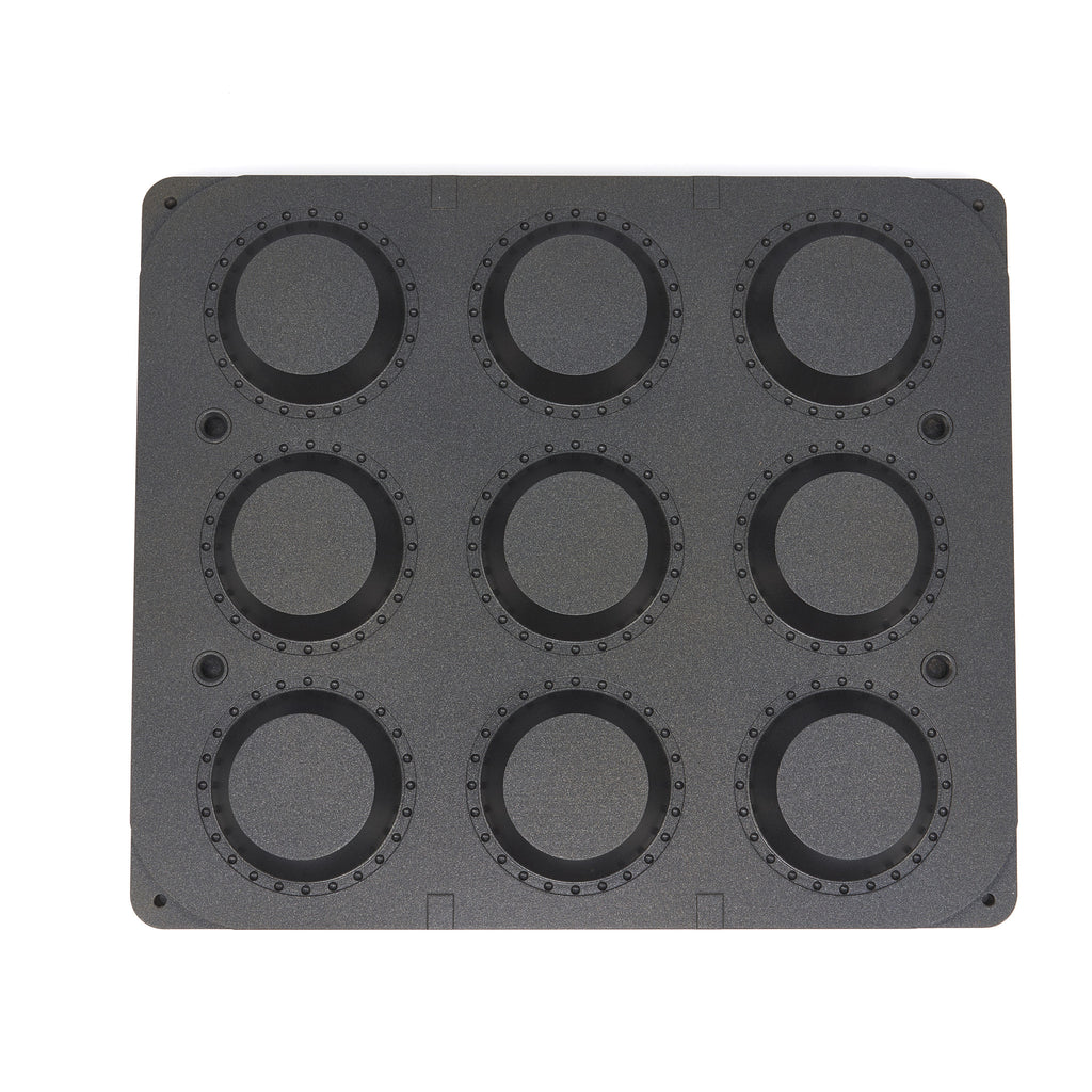 Tarteletten-Form - Professionell - Rund - 89/65 mm - 9 Stück
