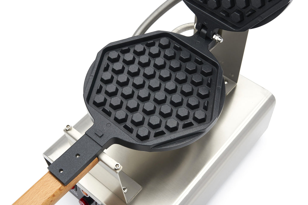Waffeleisen - Professionell - 1 Waffel - Rundes Wabenmuster