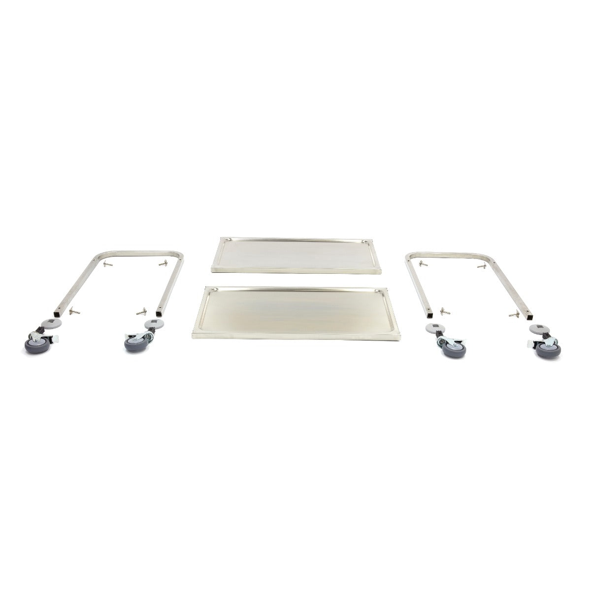Edelstahl-Servierwagen - Professionell - 2 Ablagen