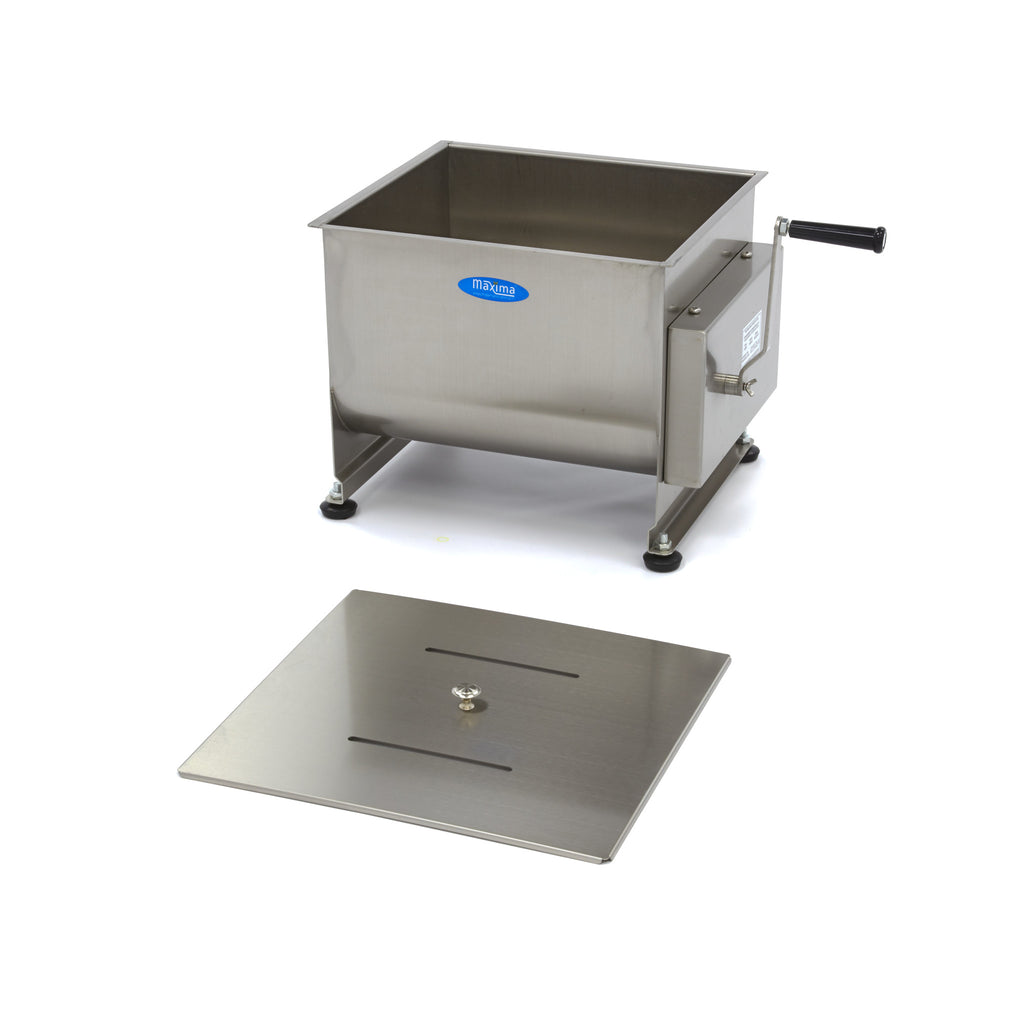 Mezclador de Carne - Profesional - 30L - 25kg Carne - Eje Doble - Manual